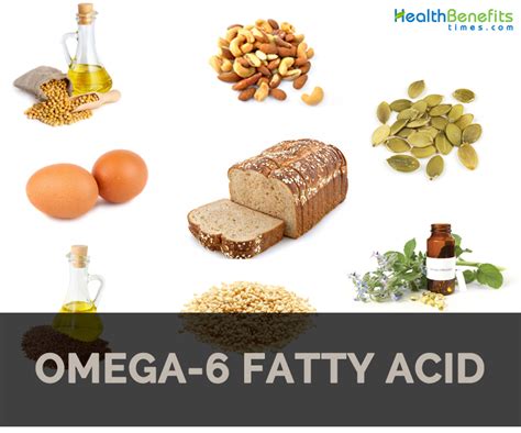 omega 6 fatty acids chart